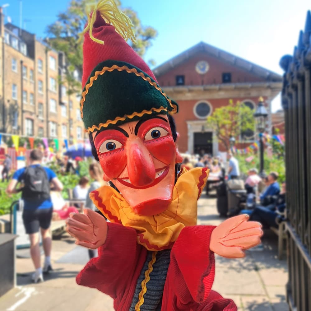 Punch having a nice day out